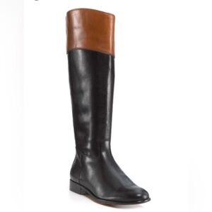 Corso Cuomo Richmond Two-Tone Leather Riding Boots size 9.5